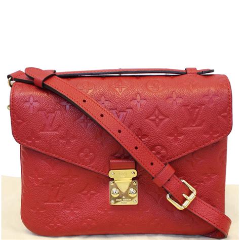 lv pochette metis red|pochette metis empreinte.